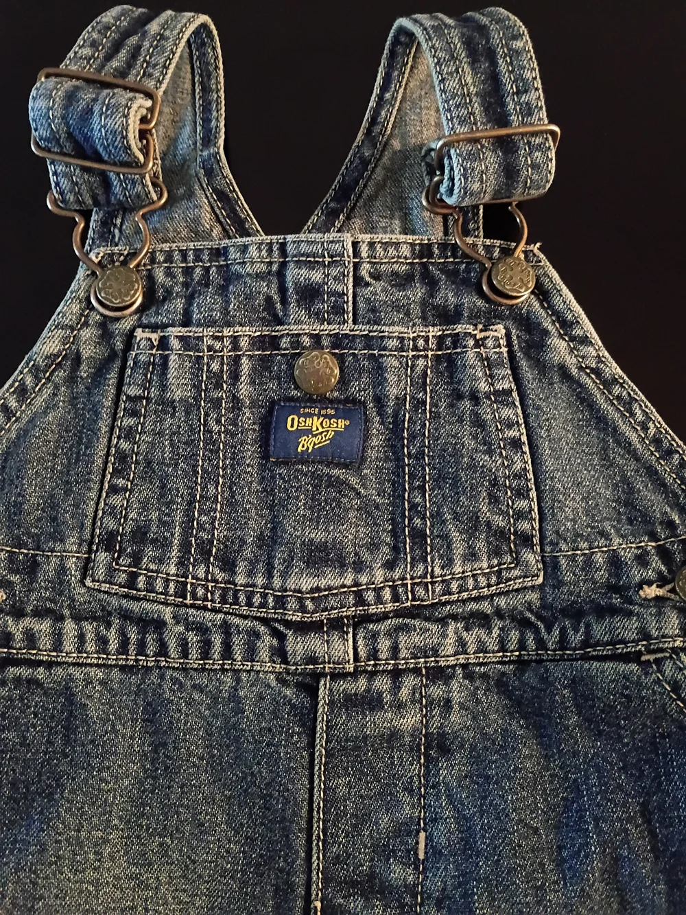OshKosh B'gosh Baby Boy Denim Overalls – Size 6/9 Months